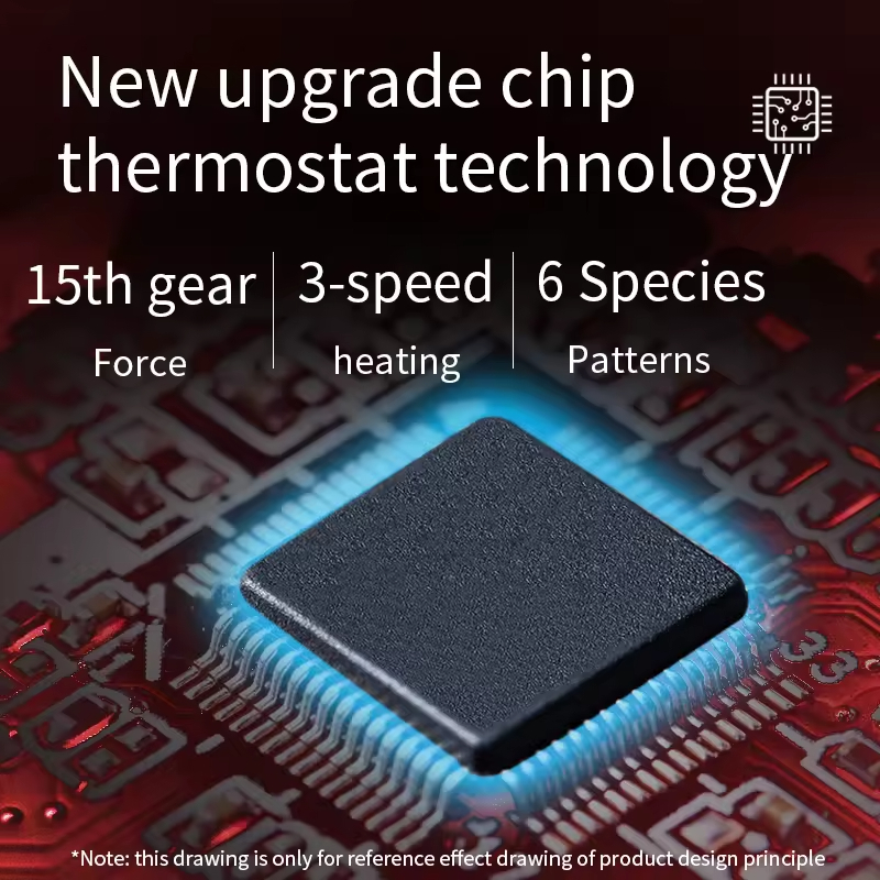 ポータブルペンダント電気ネックマッサージャーが熱