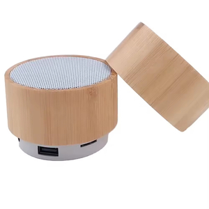 卸売プロモーションギフトミニポータブル竹の木製ワイヤレスBluetoothスピーカーボックス